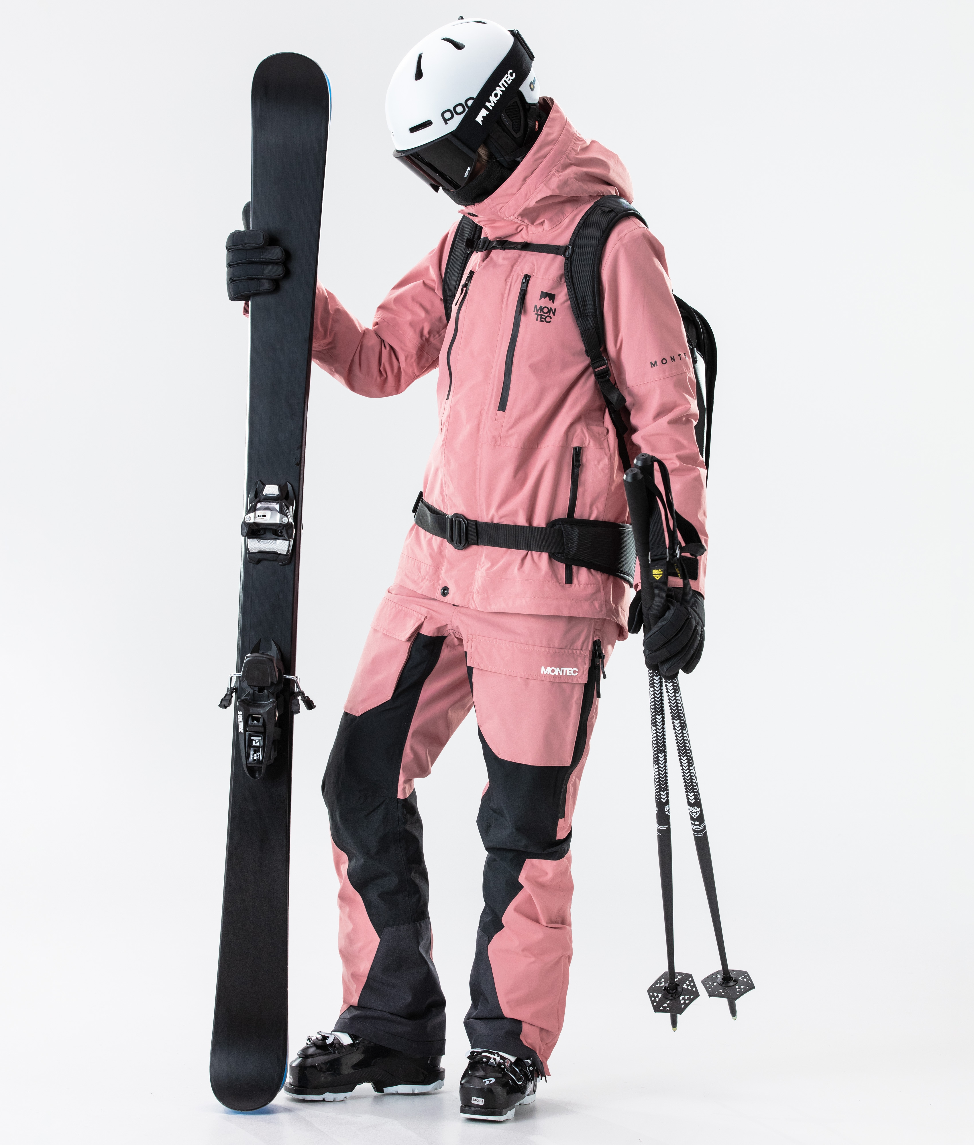 downhill ski suit