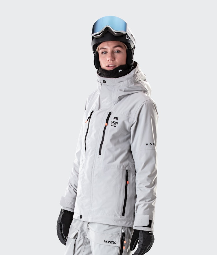 Fawk W 2020 Veste de Ski Femme Light Grey