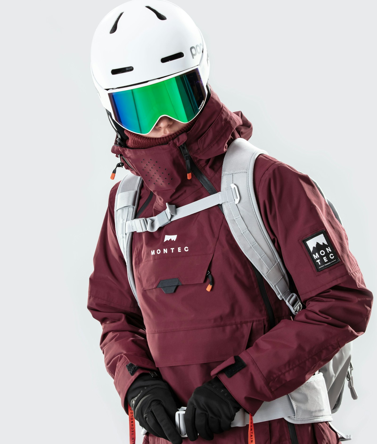 Doom W 2020 Veste de Ski Femme Burgundy