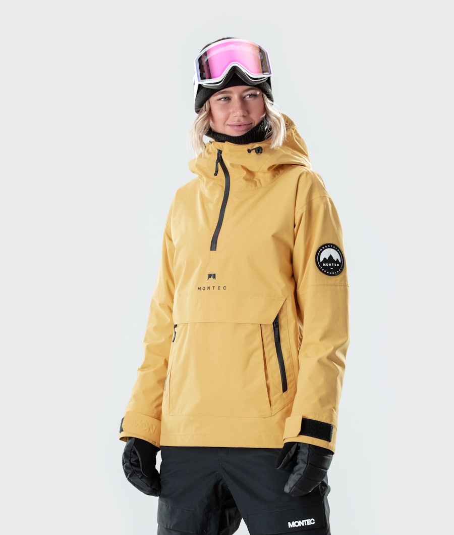 Montec Typhoon W Ski jas Yellow