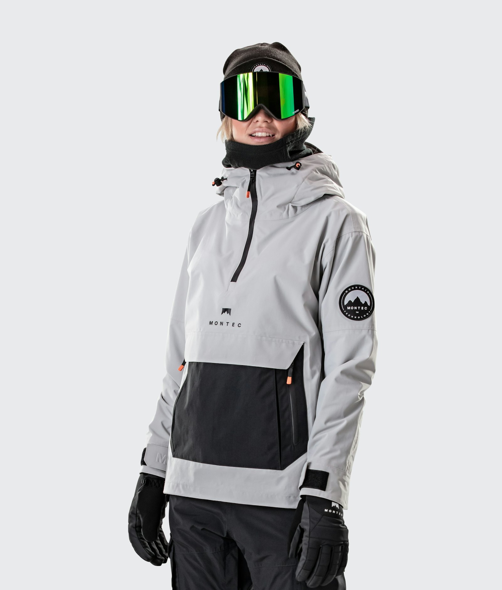 Typhoon W 2020 Ski Jacket Women Light Grey/Black