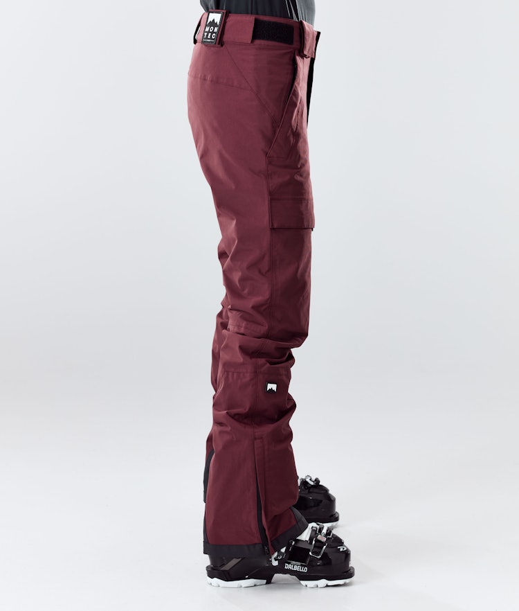 Dune W 2020 Pantalon de Ski Femme Burgundy, Image 2 sur 5