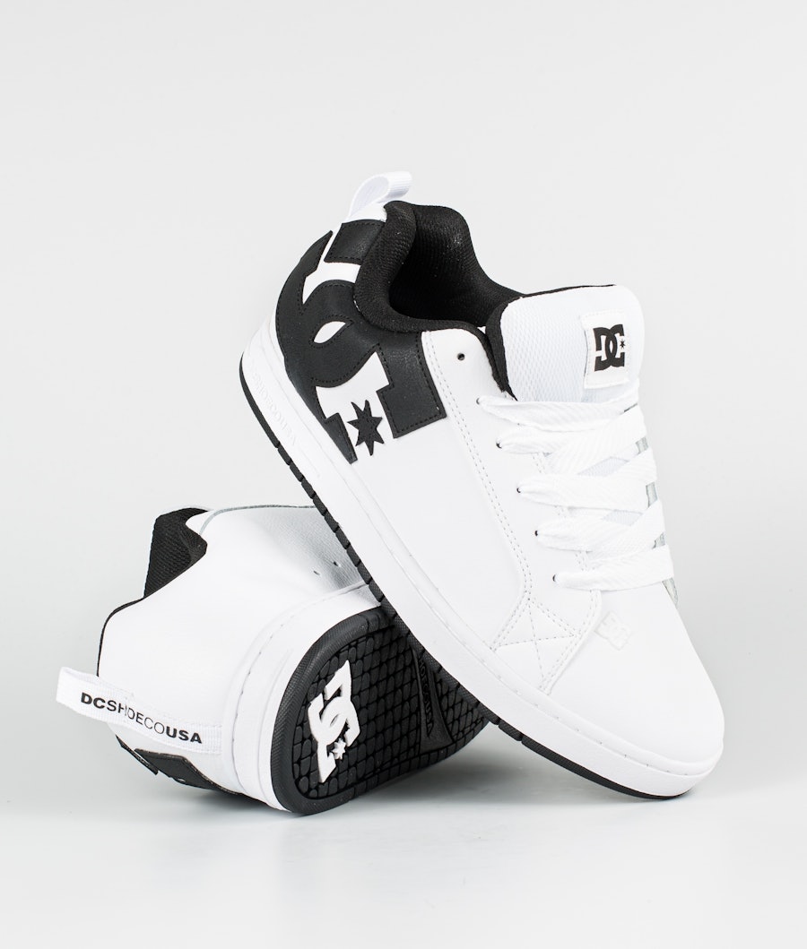 DC Court Graffik Sko White/Black/Black