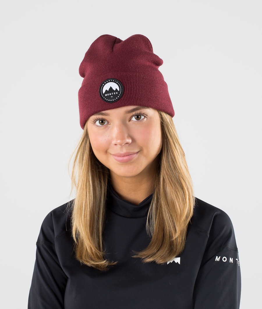 Montec Patch Bonnet Burgundy