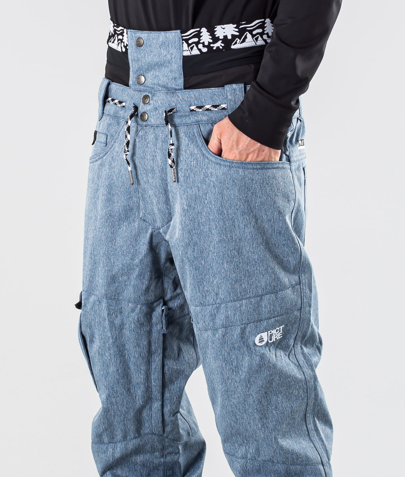 Picture Under Men's Ski Pants Denim 
