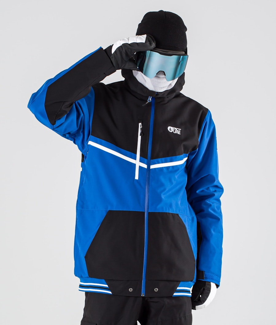Picture Panel Skijacke Black Blue