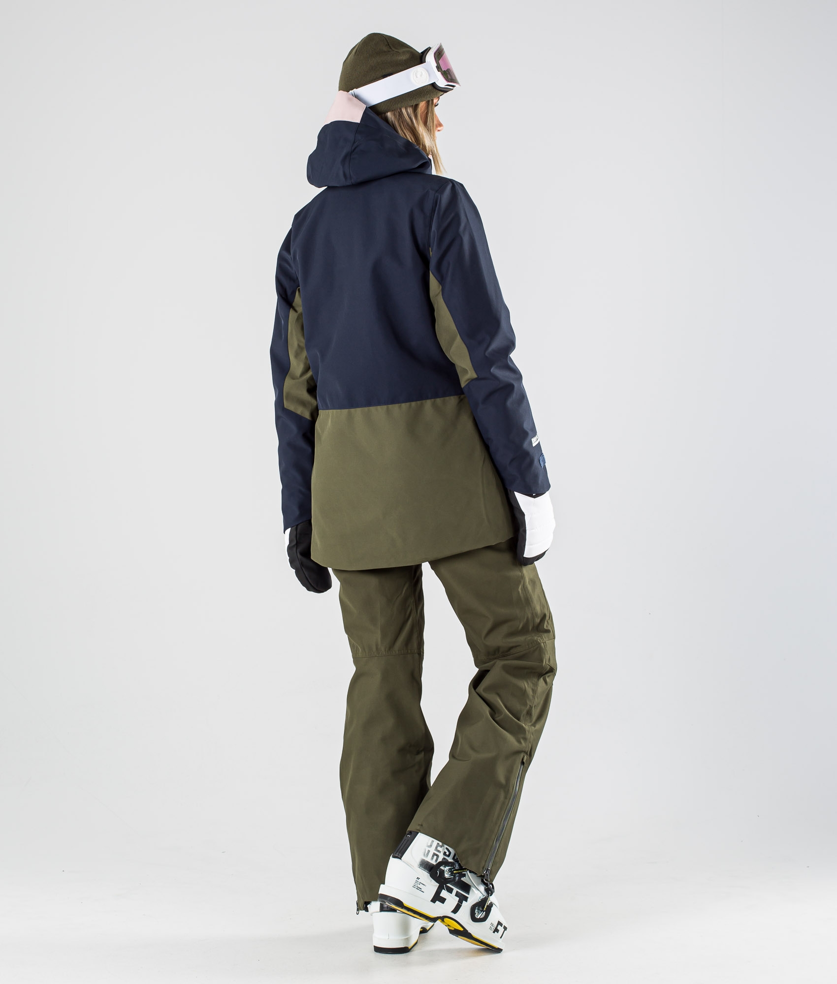 army green ski jacket