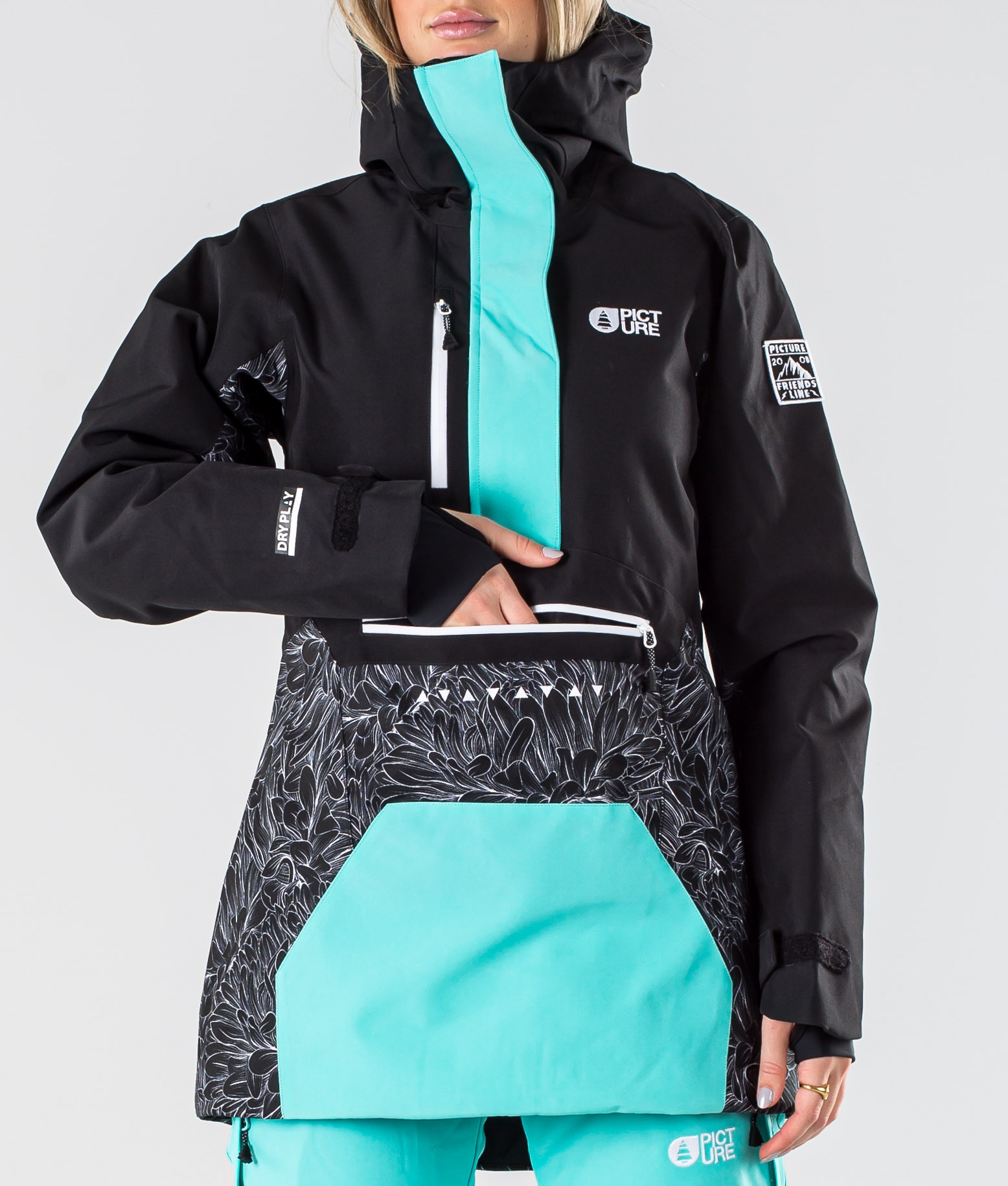 mint ski jacket