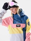 Dope Blizzard W 2020 Ski jas Dames Limited Edition Pink Patchwork