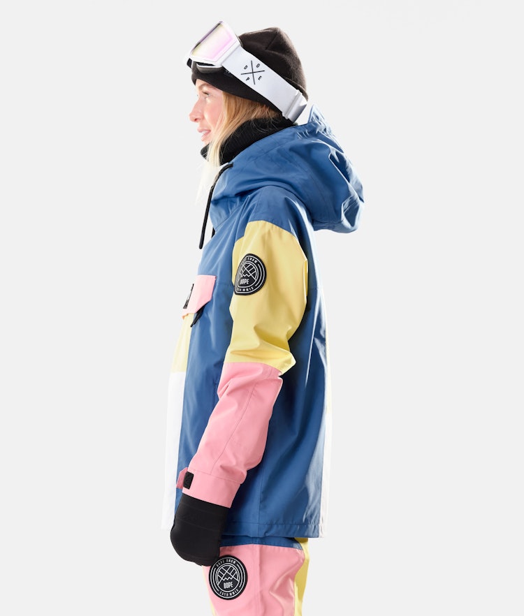 Dope Blizzard W 2020 Ski Jacket Women Limited Edition Pink Patchwork
