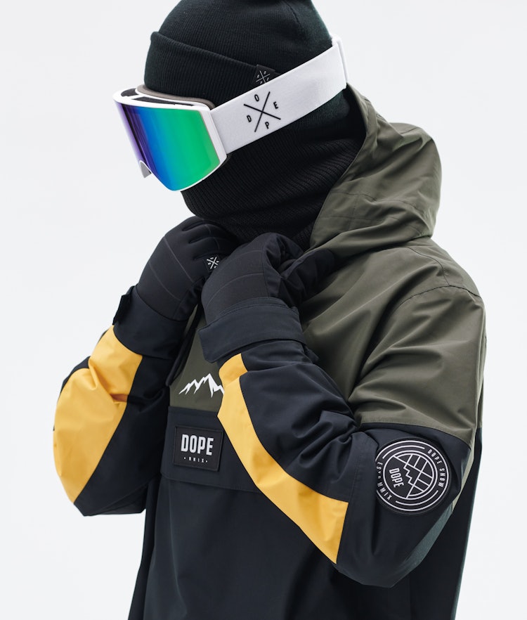 Dope Blizzard 2020 Snowboardjacke Herren Limited Edition Green Multicolour