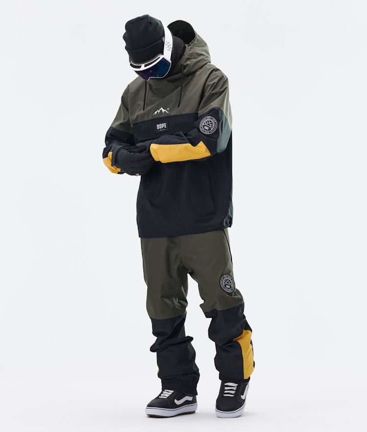Dope Blizzard 2020 Snowboard Jacket Men Limited Edition Green Multicolour