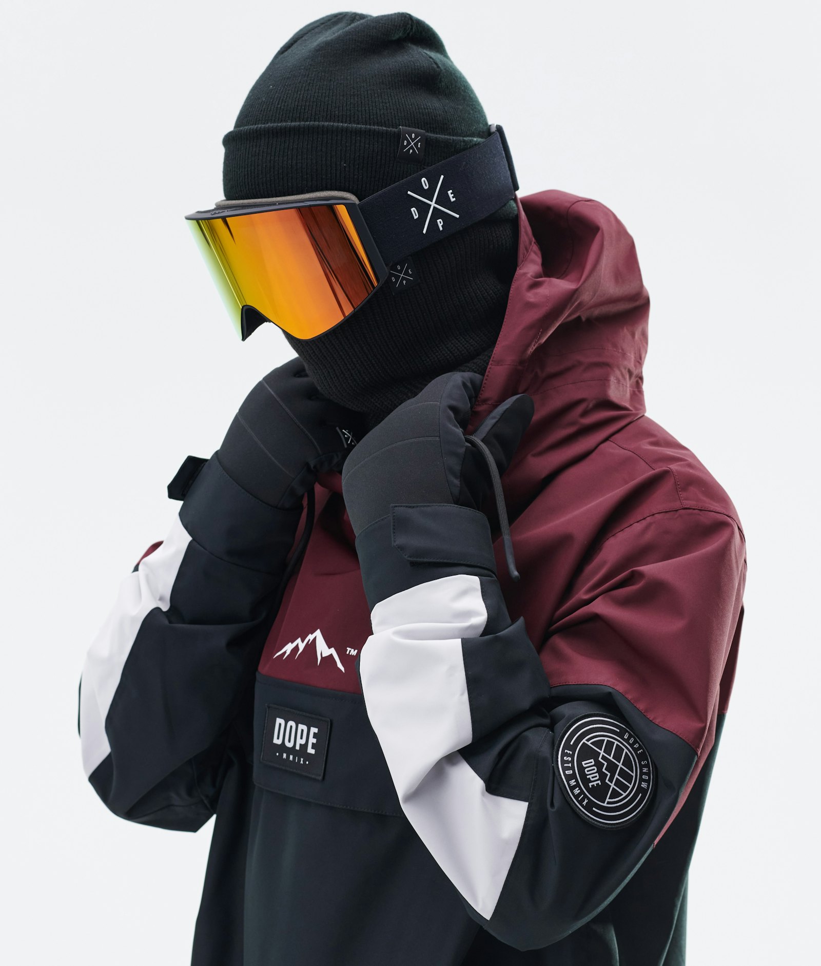 Dope Blizzard 2020 Snowboard Jacket Men Limited Edition Burgundy Multicolour, Image 2 of 8