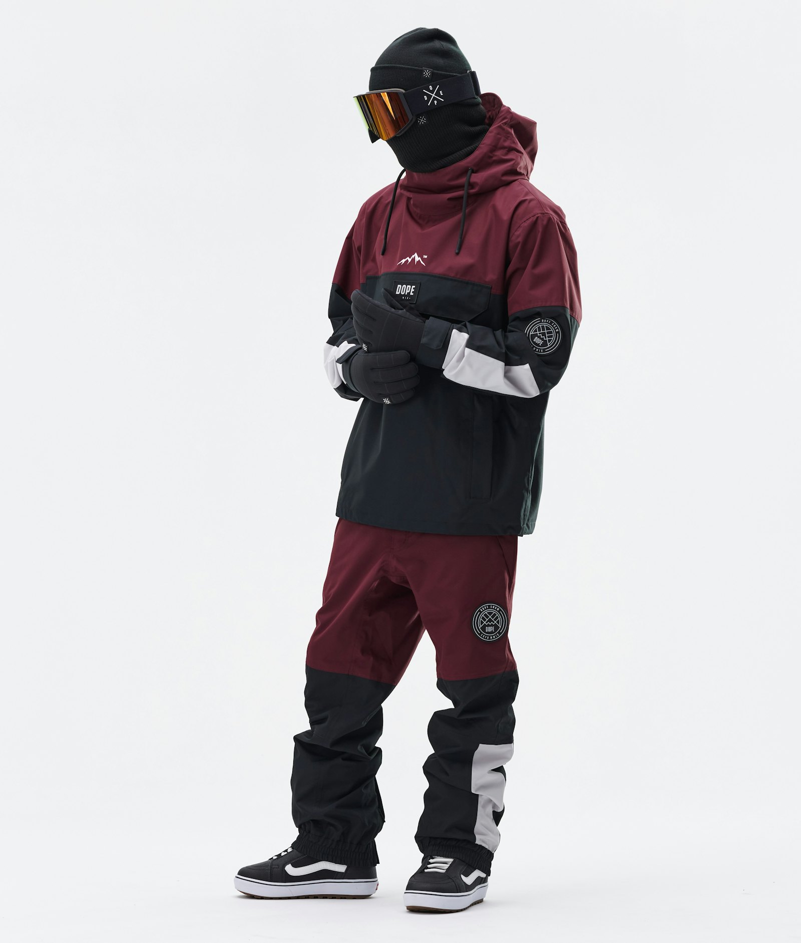 Dope Blizzard 2020 Snowboard Jacket Men Limited Edition Burgundy Multicolour, Image 6 of 8
