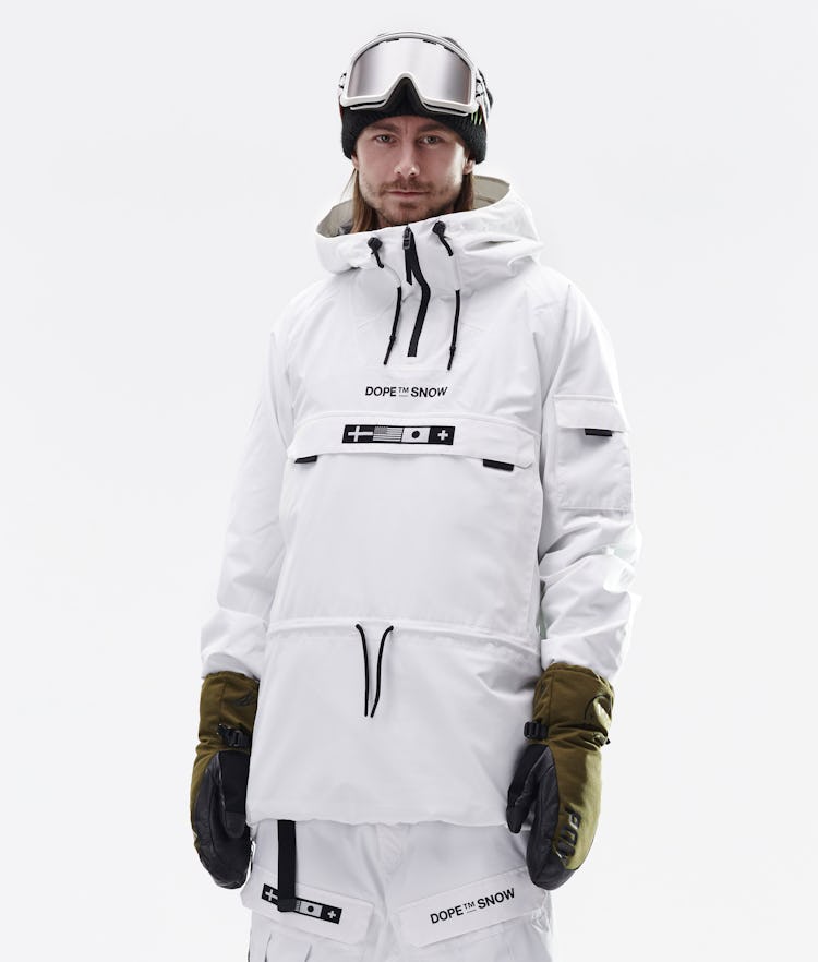 Dope KB Annok Veste Snowboard Homme White - Blanc
