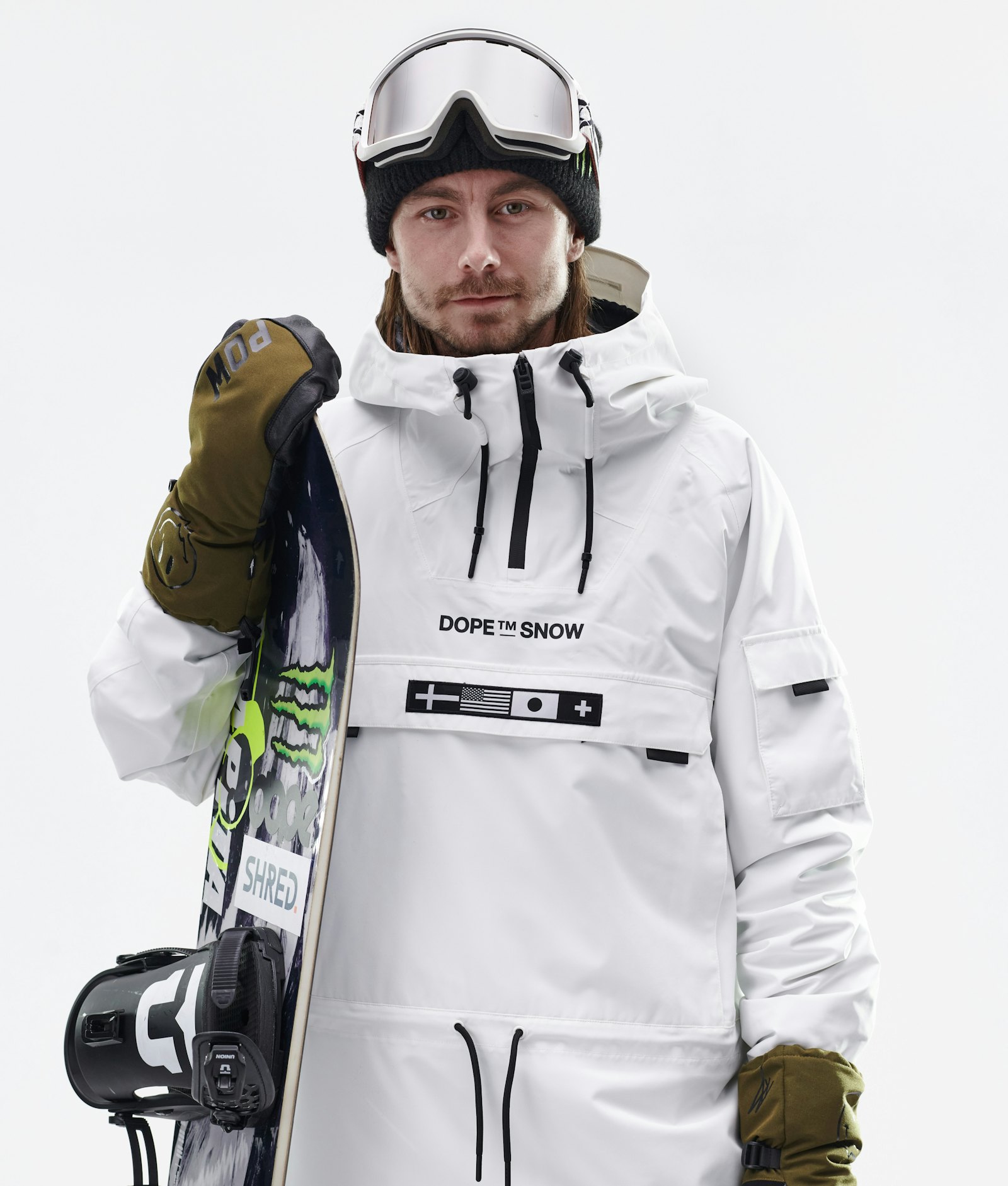 KB Annok Veste Snowboard Homme White, Image 2 sur 9