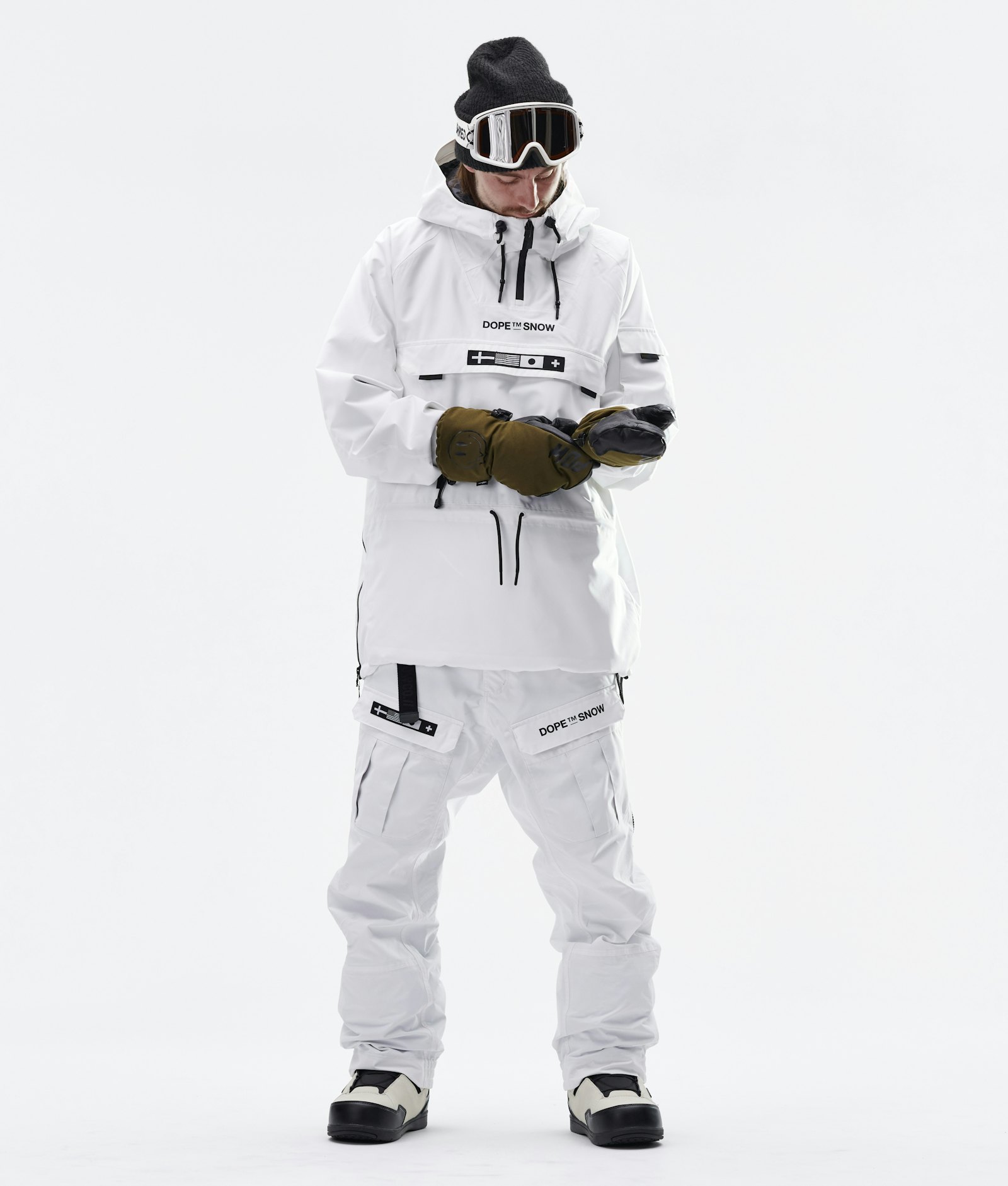 KB Annok Veste Snowboard Homme White, Image 9 sur 9