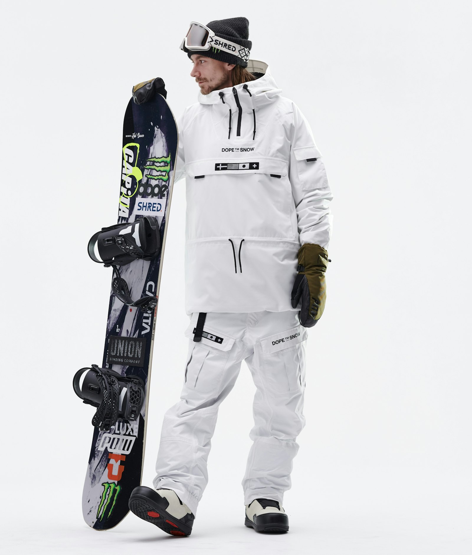 KB Annok Snowboardjacka Herr White, Bild 4 av 9