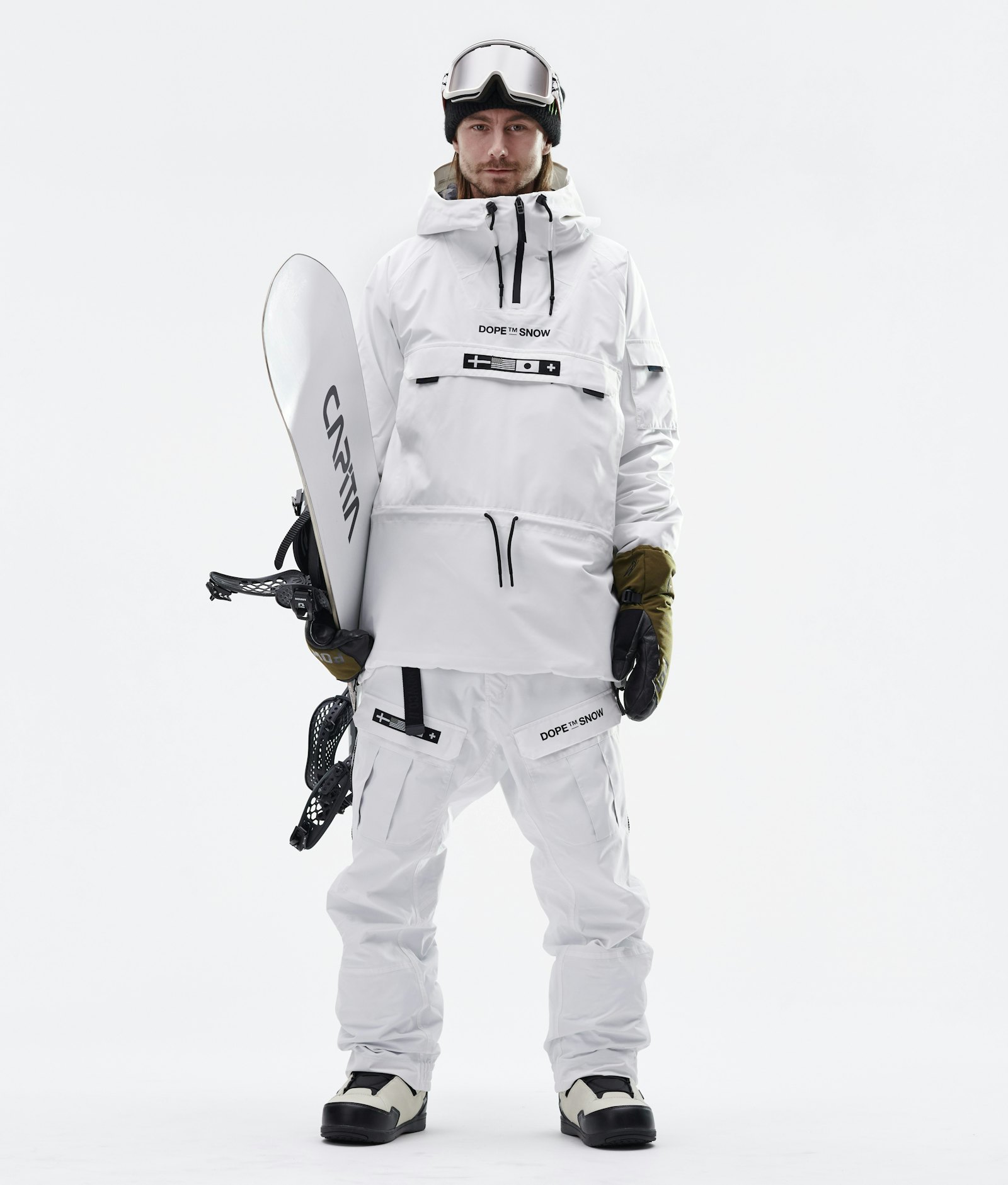KB Annok Veste Snowboard Homme White, Image 8 sur 9