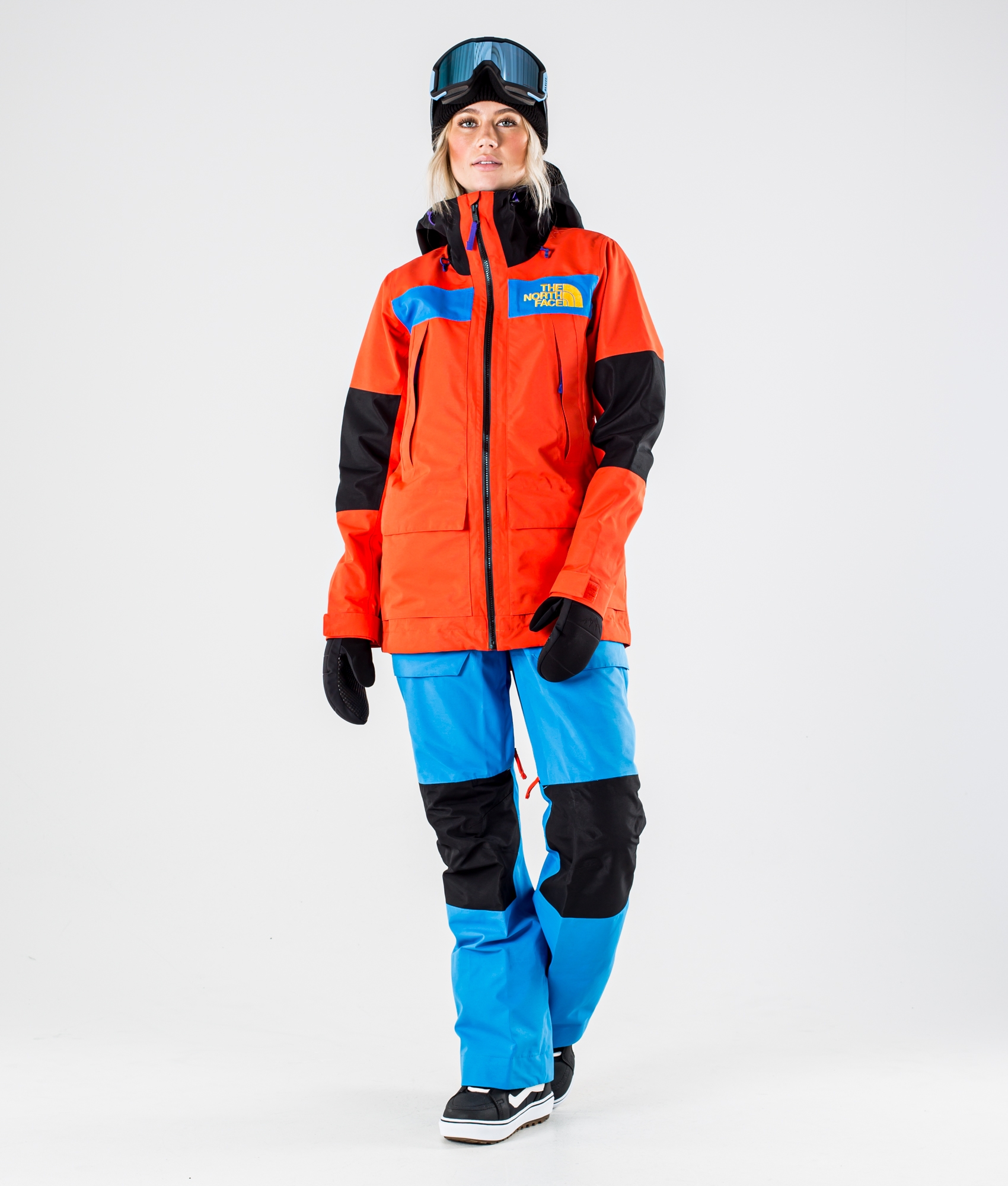 The North Face Team Kit Giacca Snowboard Flare/Bomber Blue/Tnf Blk |  Ridestore.com