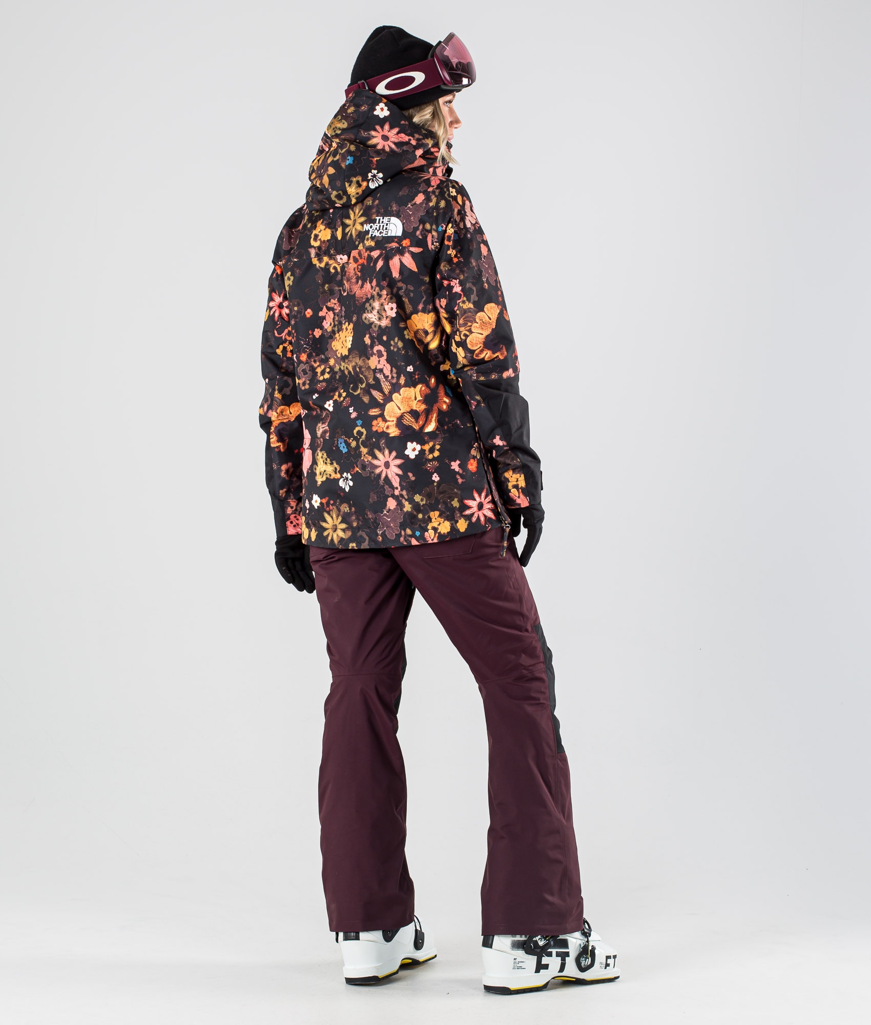 north face flower jacket