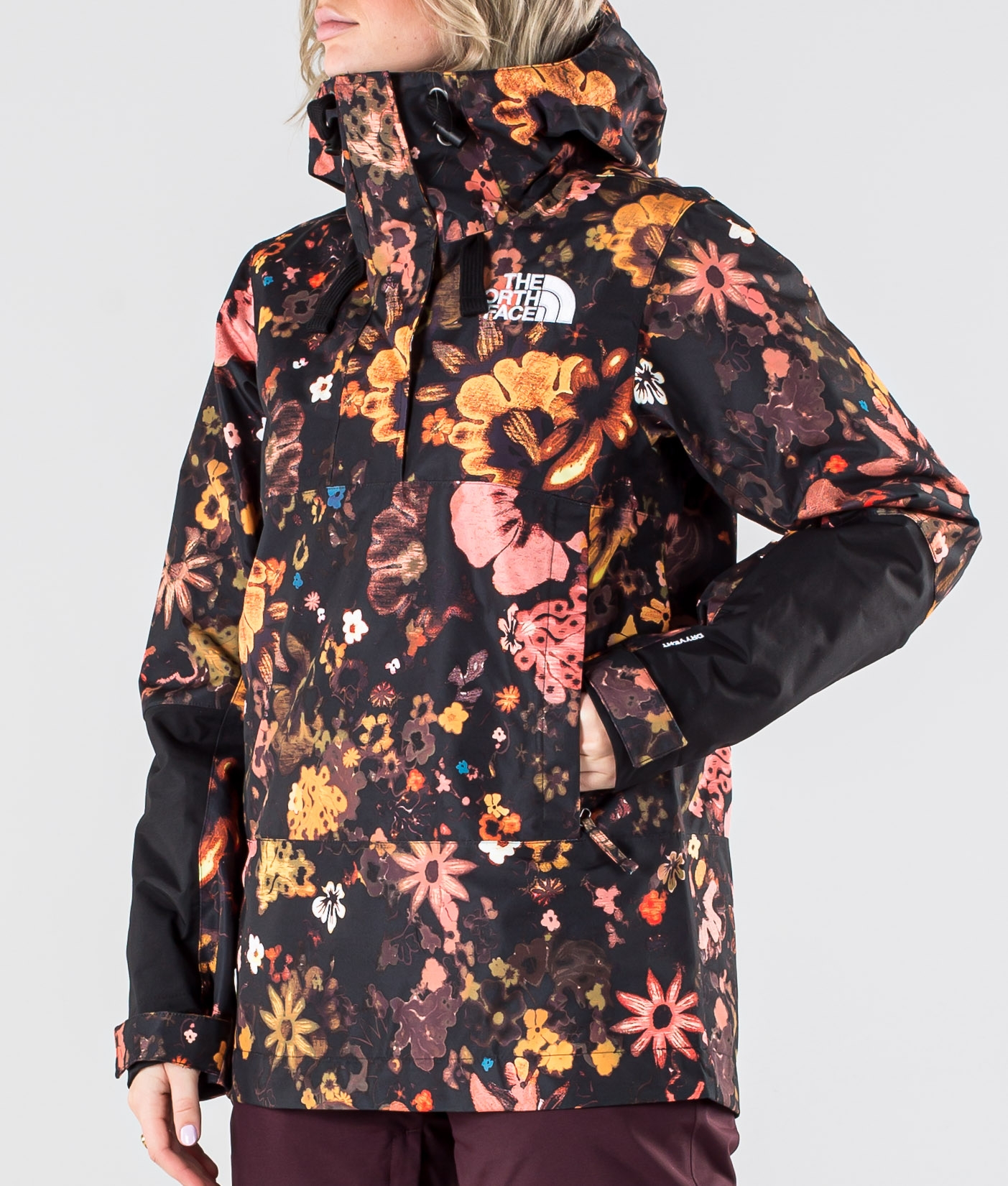 north face flower jacket