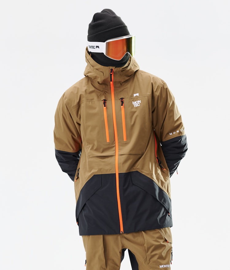 Fenix 3L Ski Jacket Men Gold/Black, Image 1 of 8