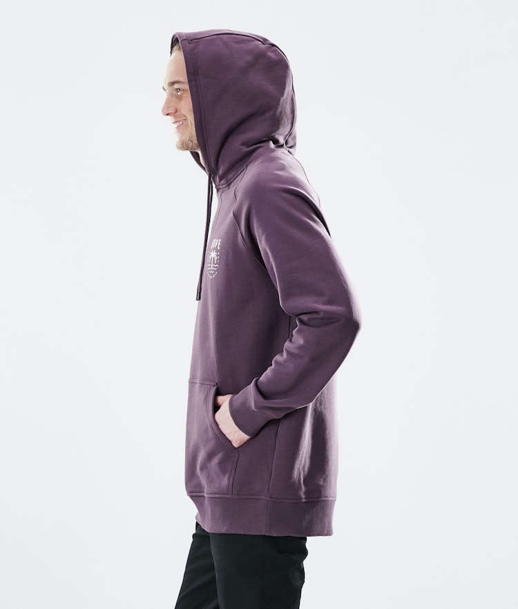 Dope Daily Hoodie Men Palm Faded Grape