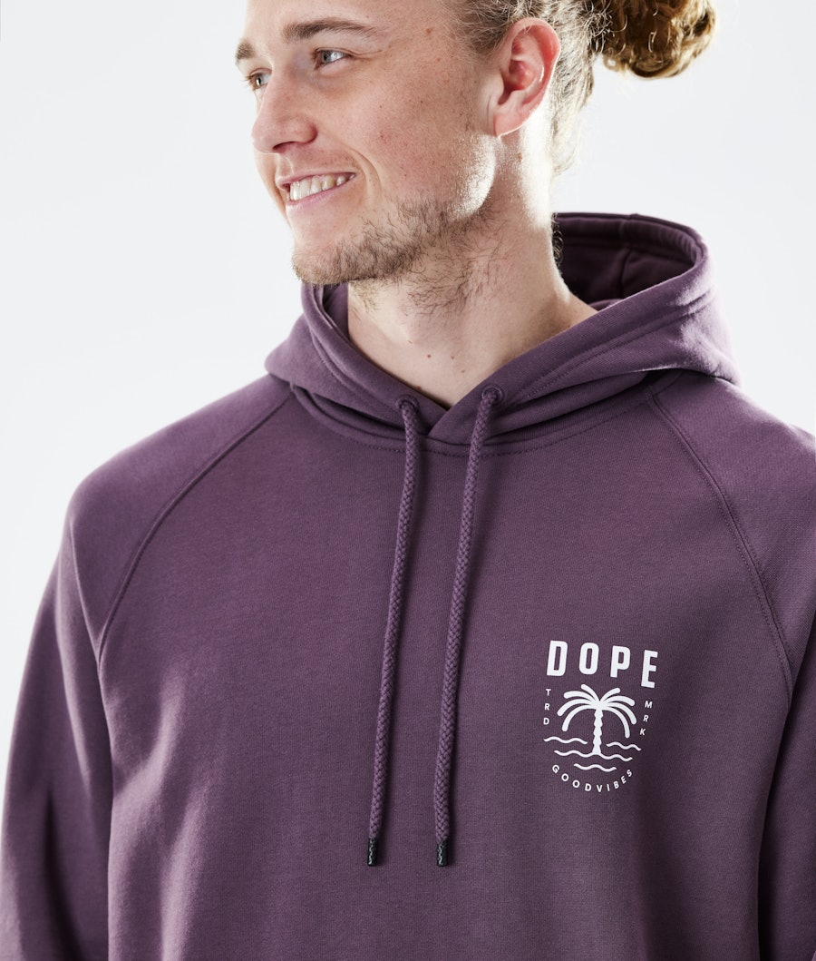 Daily Hoodie Men Palm Faded Grape