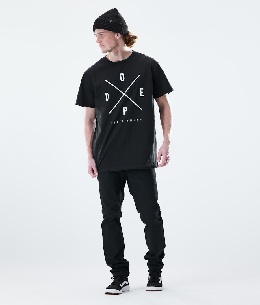 Dope Daily 2X-UP T-shirt Heren Black