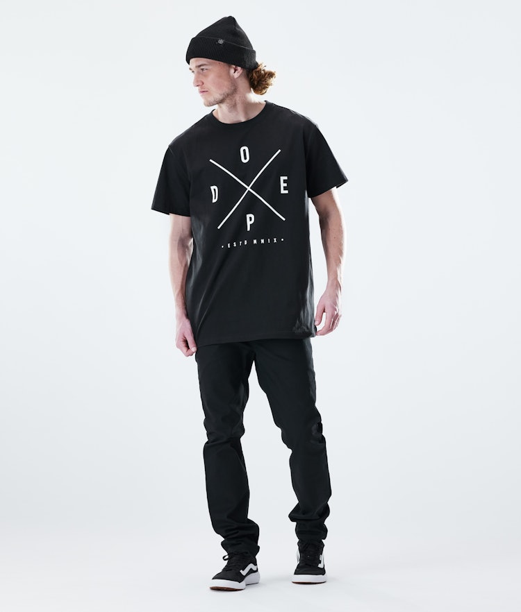 Daily T-shirt Mężczyźni 2X-UP Black, Zdjęcie 3 z 7