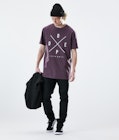 Dope Daily T-Shirt Herren 2X-UP Faded Grape
