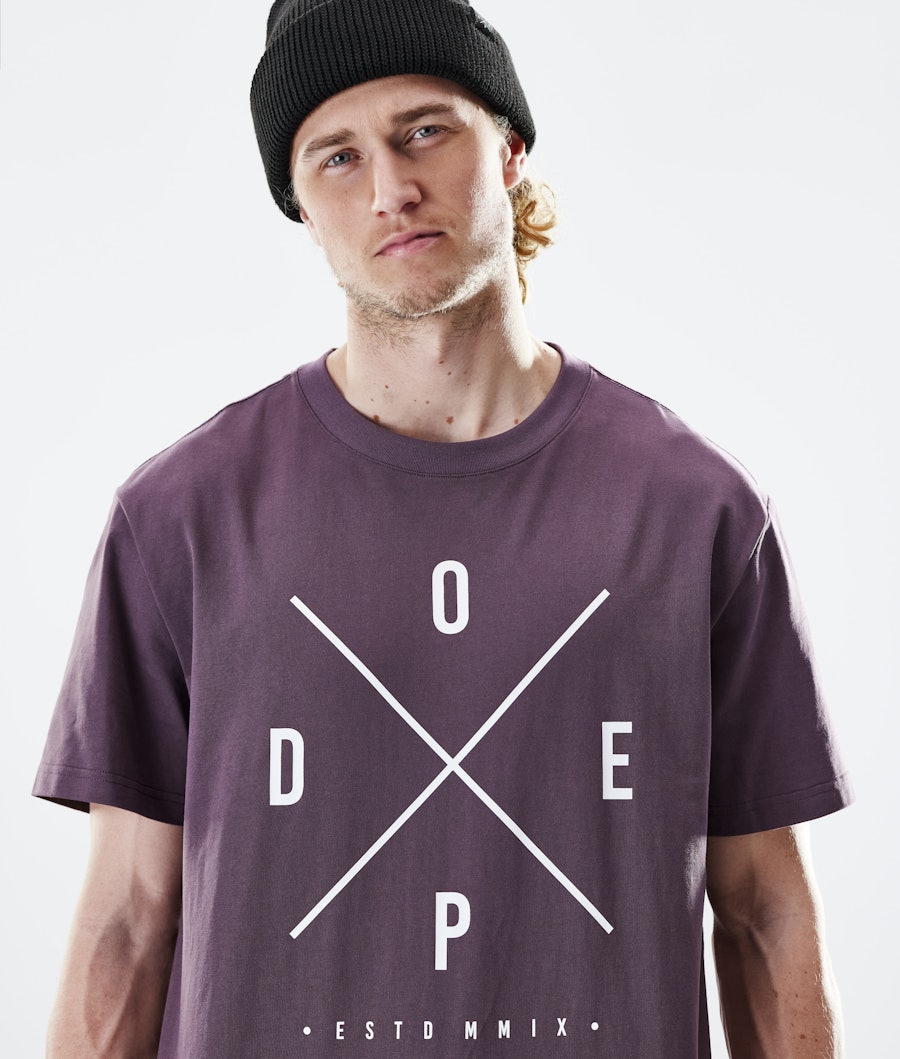 Dope Daily 2X-UP T-shirt Homme Faded Grape