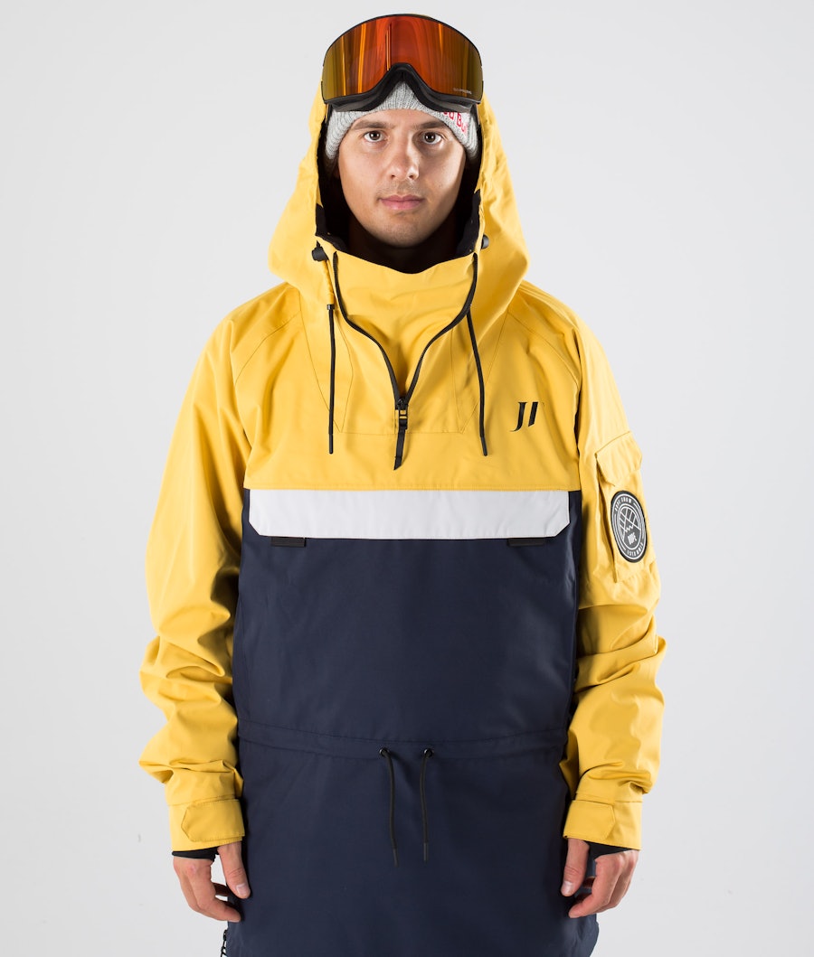 Dope JT Annok Ski jas Yellow Grey Marine