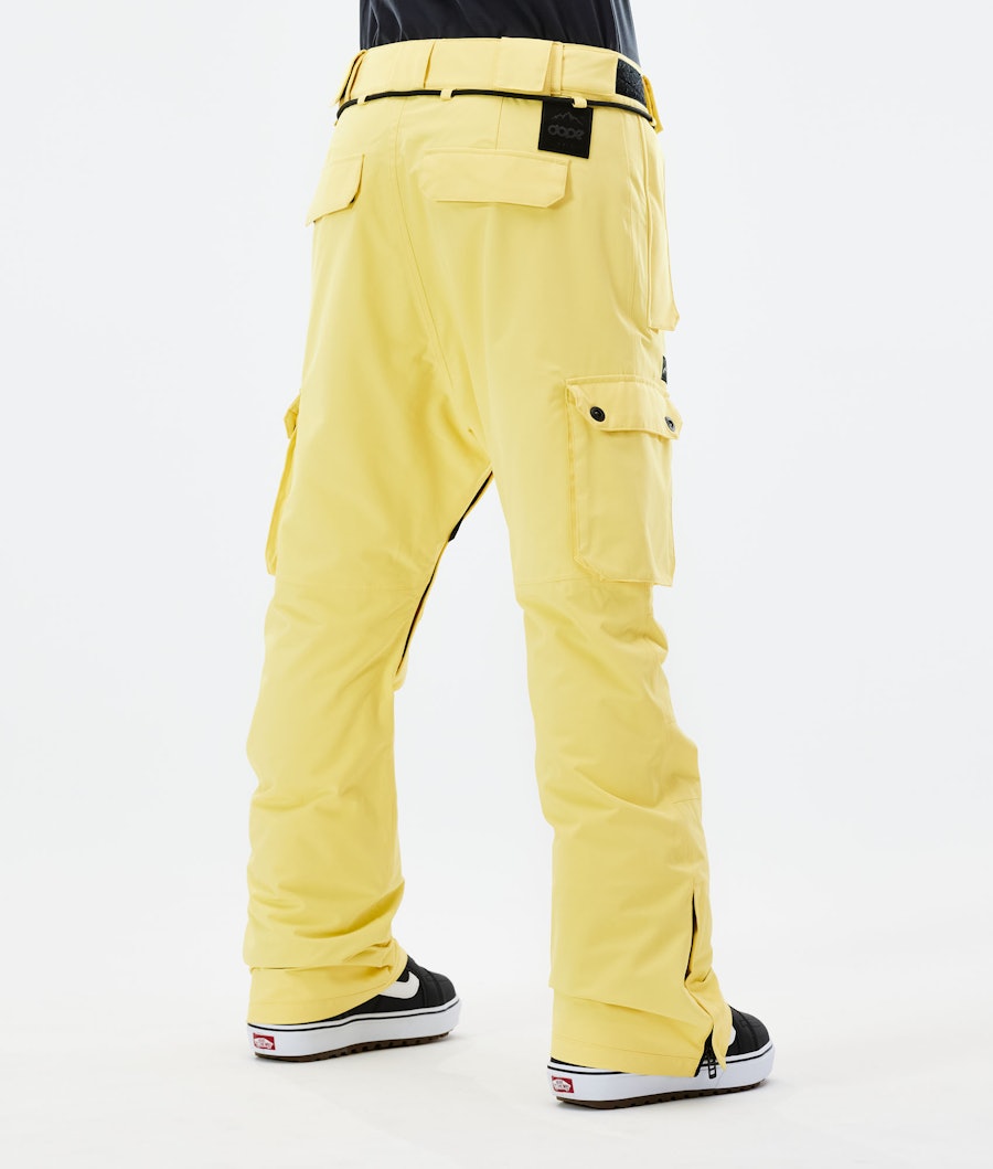 Dope Iconic W Pantalon de Snowboard Femme Faded Yellow