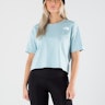 The North Face Cropped Simple Dome T-shirt Dam Tourmaline Blue