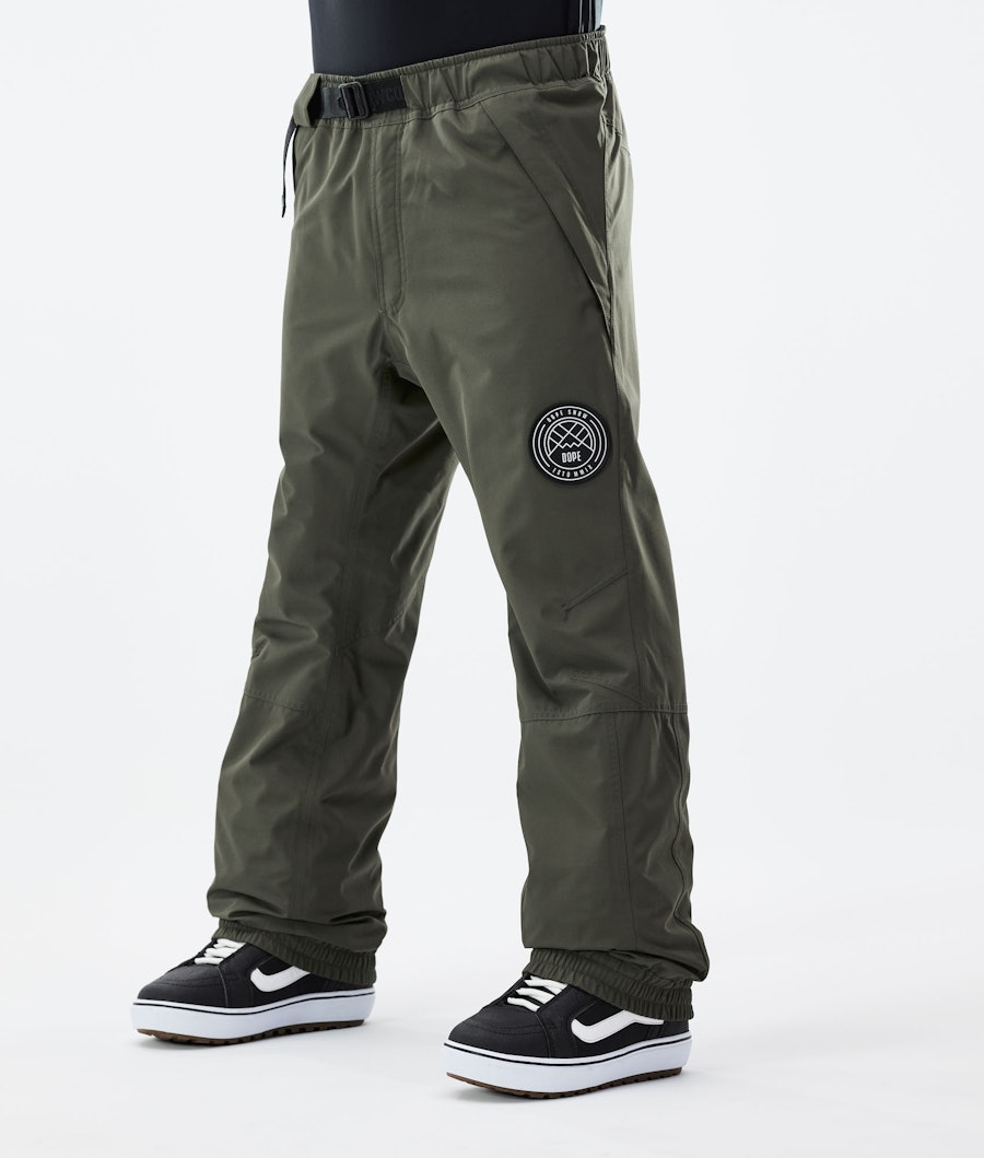 Dope Blizzard Snowboard Pants Olive Green