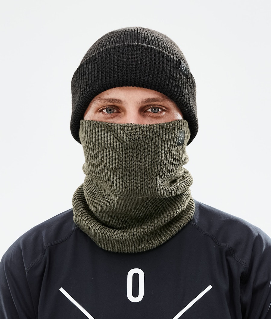 Dope 2X-UP Knitted Ansiktsmask Olive Green