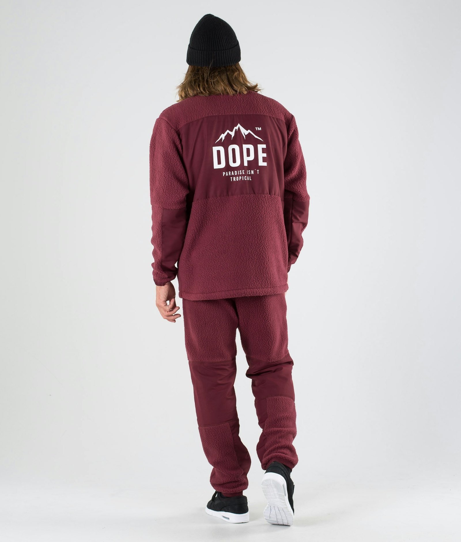 Dope Ollie Sweat Polaire Homme Burgundy