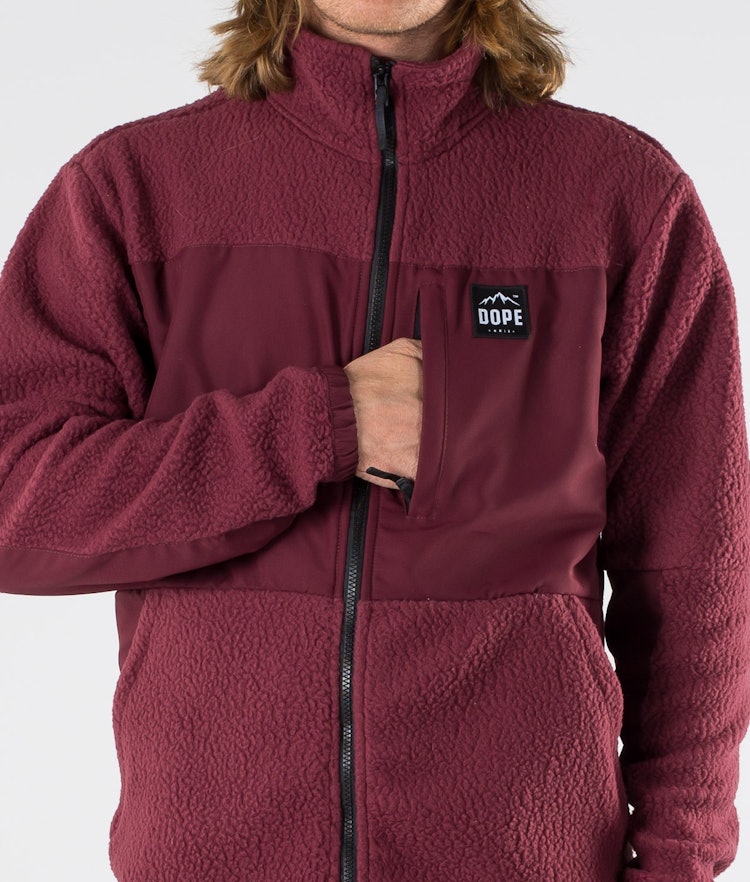 Dope Ollie Sweat Polaire Homme Burgundy