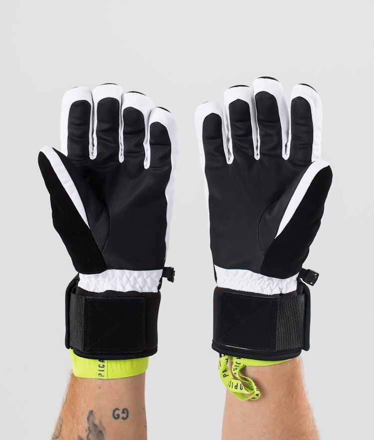 Signet Ski Gloves Black/White, Image 4 of 4