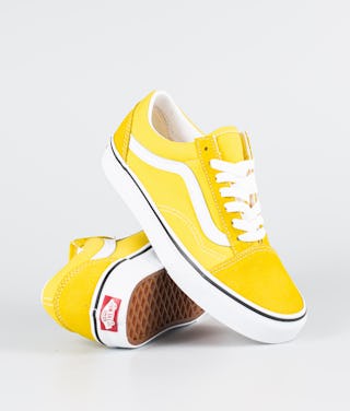 patrulje skildring lære Vans Ua Old Skool Shoes Cyber Yellow/True White | Ridestore.com