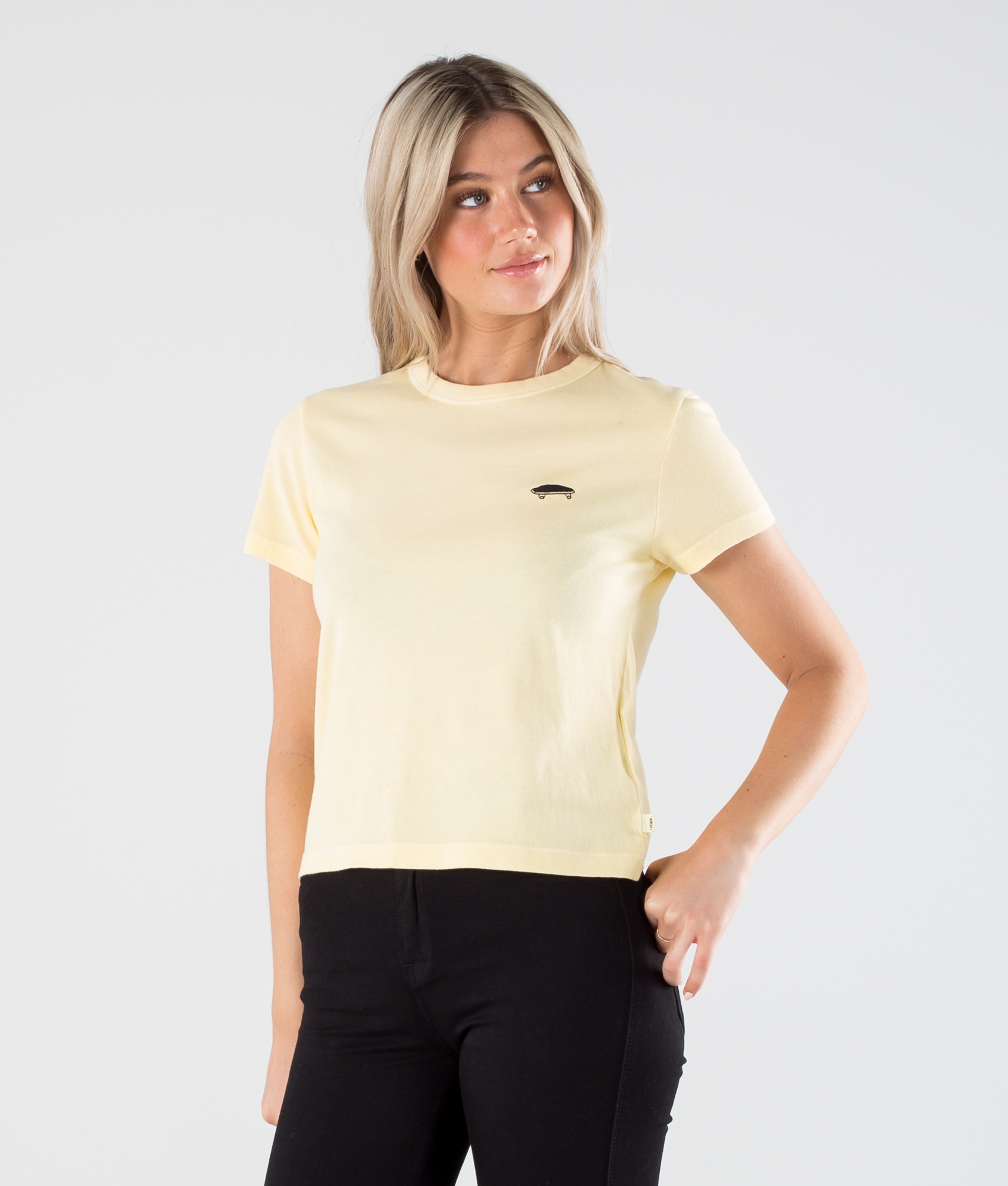 womens yellow vans shirt