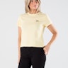 Vans Vistaview T-shirt Femme Mellow Yellow