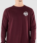 Dope Paradise II T-shirt Manches Longues Homme Burgundy