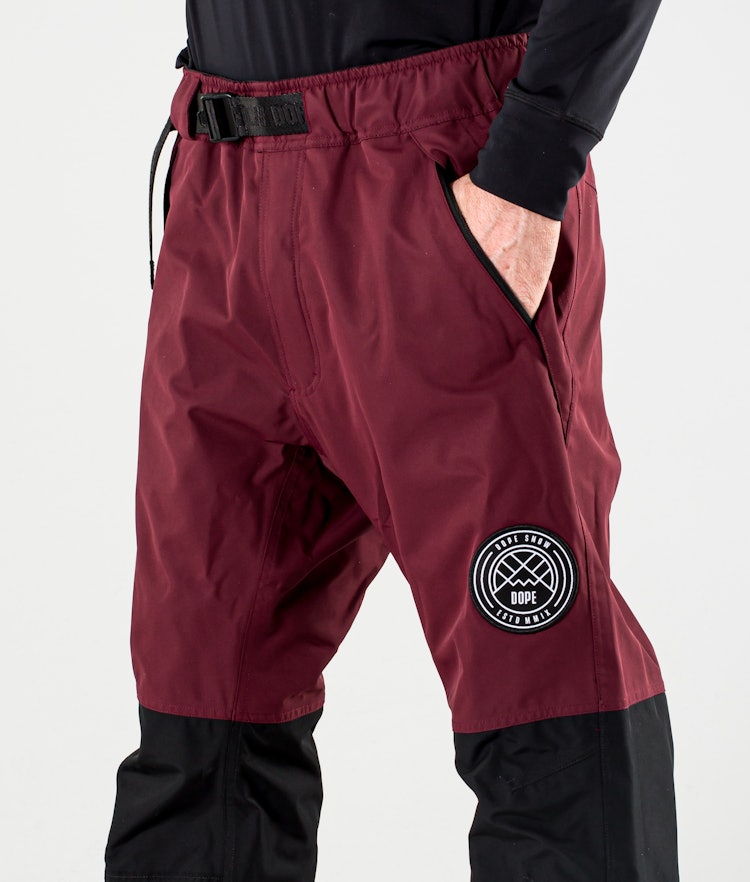 Dope Blizzard 2020 Snowboard Pants Men Limited Edition Burgundy Multicolour