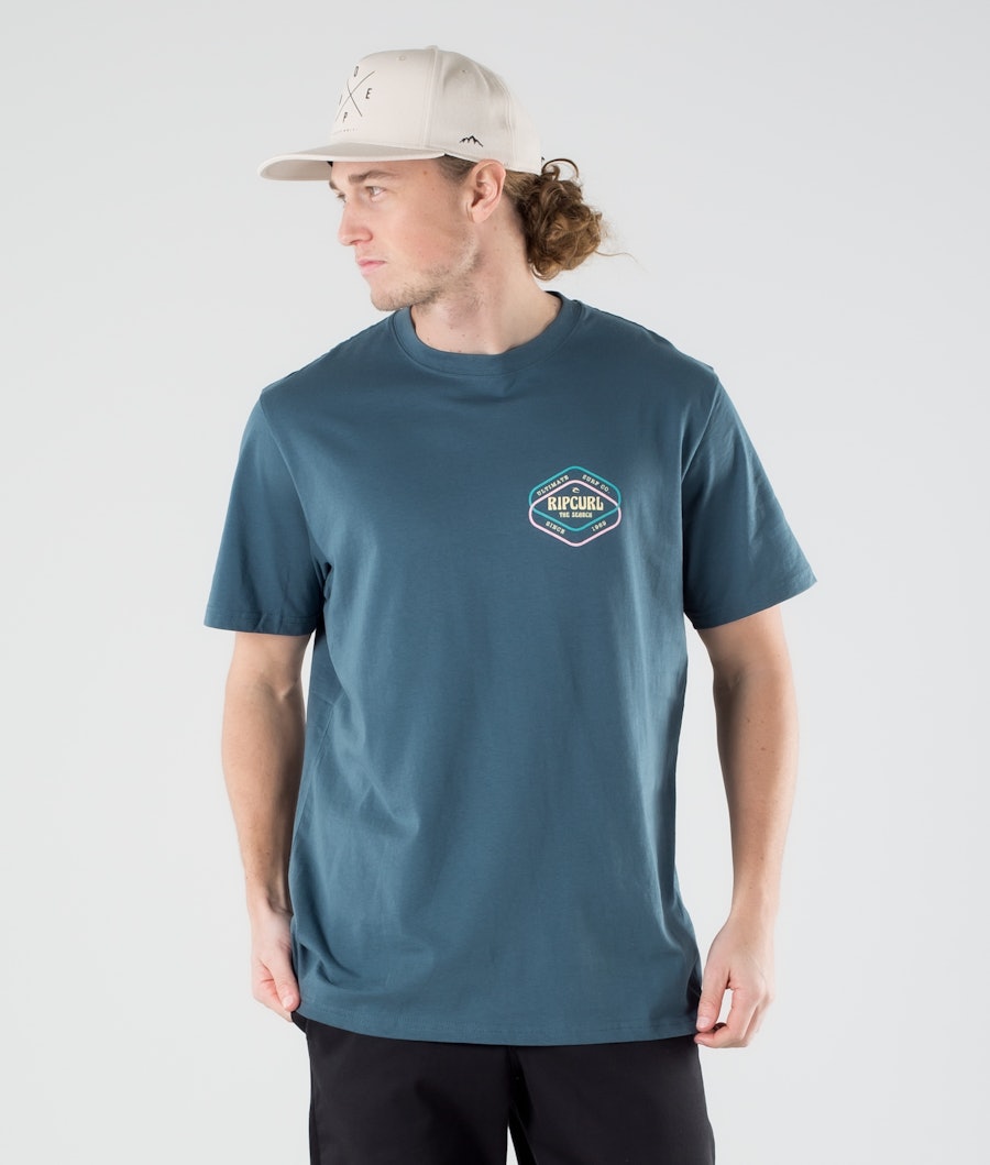 Rip Curl Twice D'ams T-shirt Washed Navy