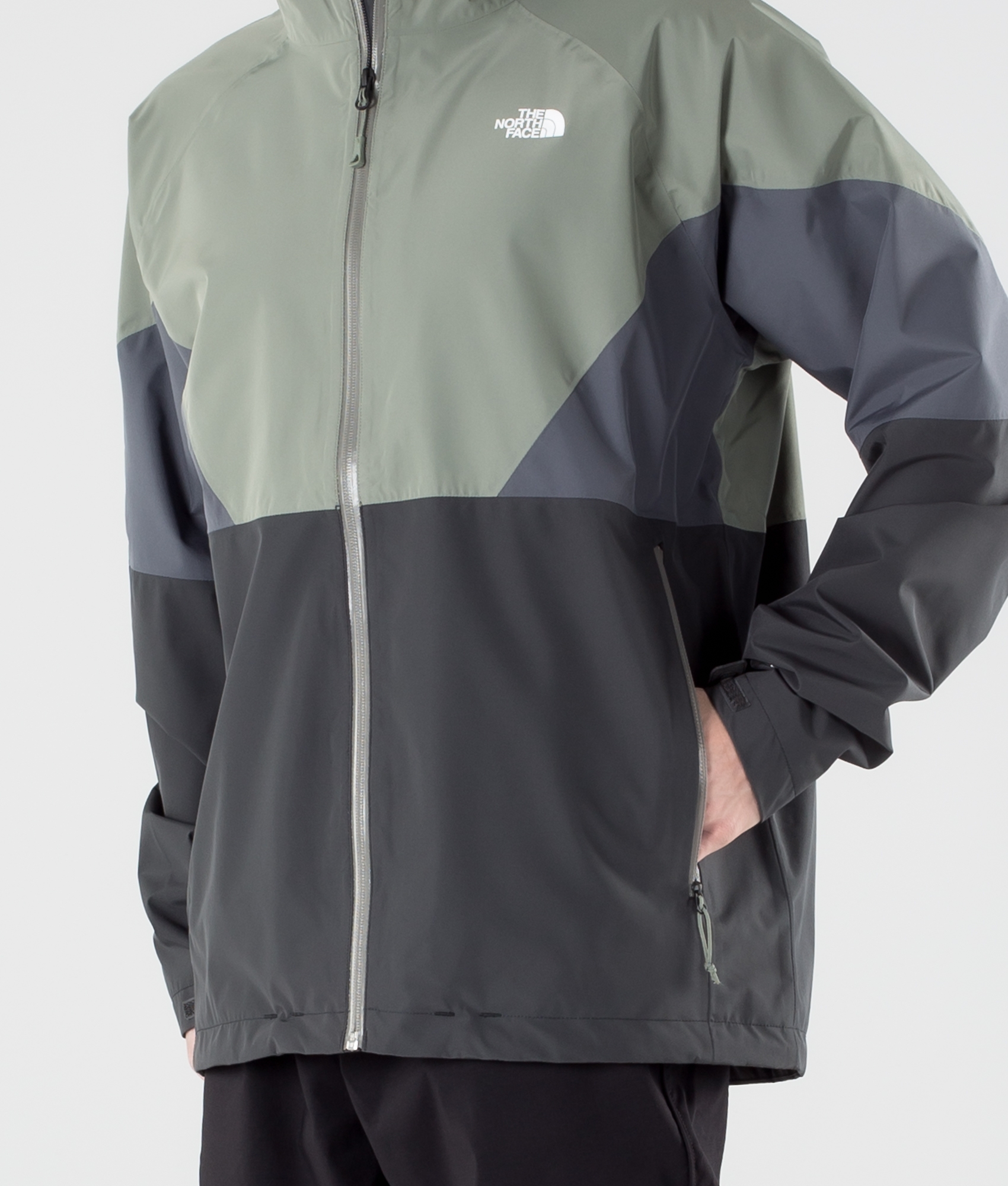 asphalt gray north face