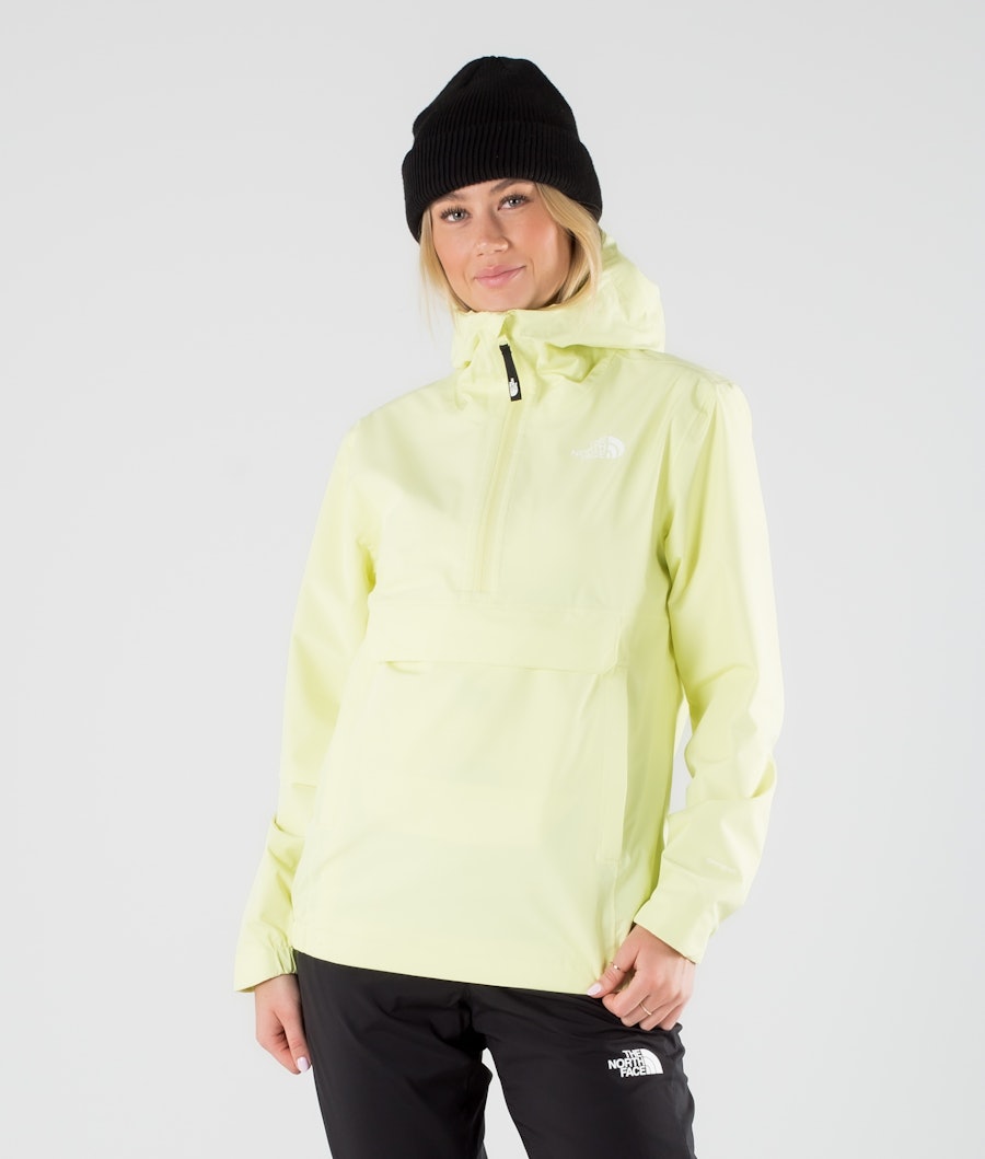 The North Face Waterproof Fanorak Outdoor Jacket Pale Lime Yellow