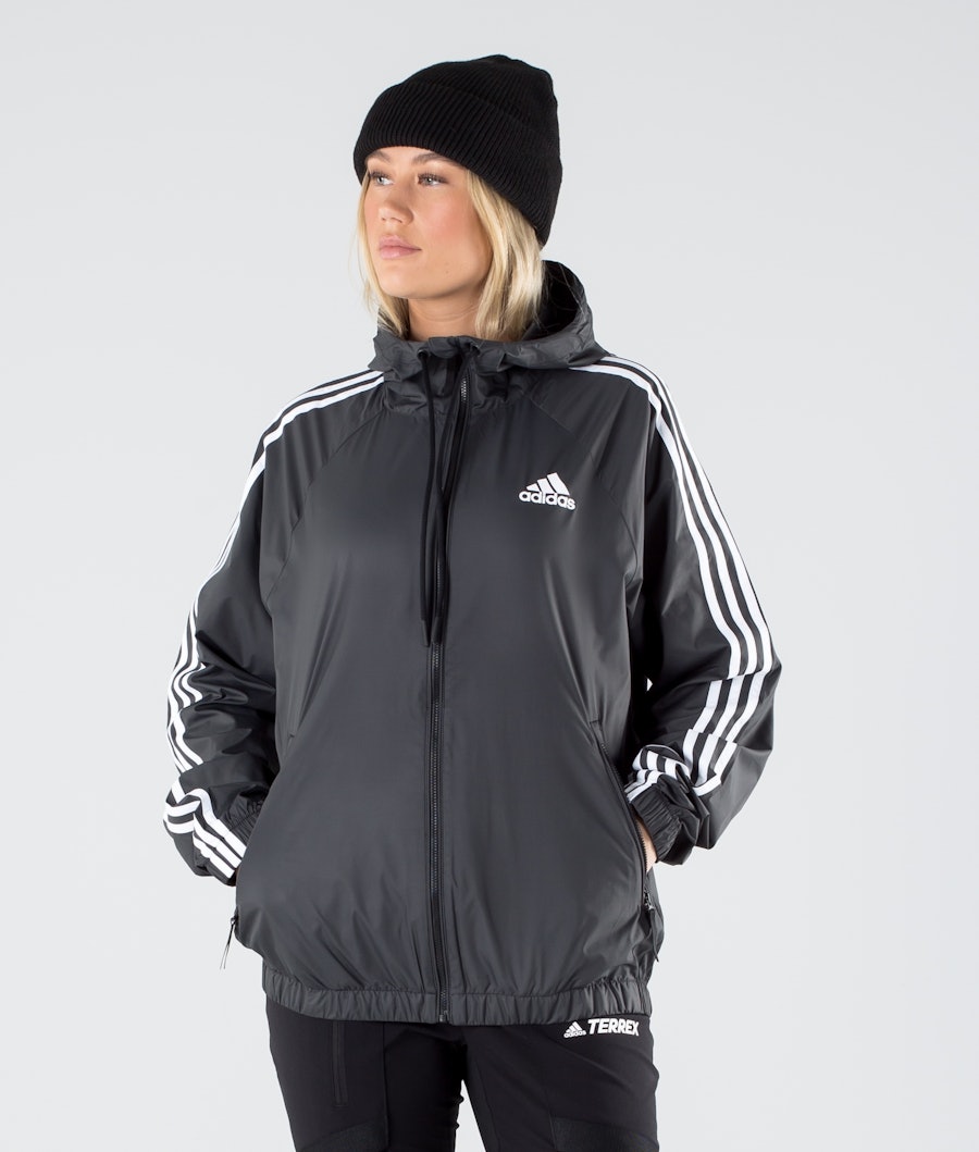 Adidas Terrex BSC 3 Stripes Wind Outdoor Jacket Black